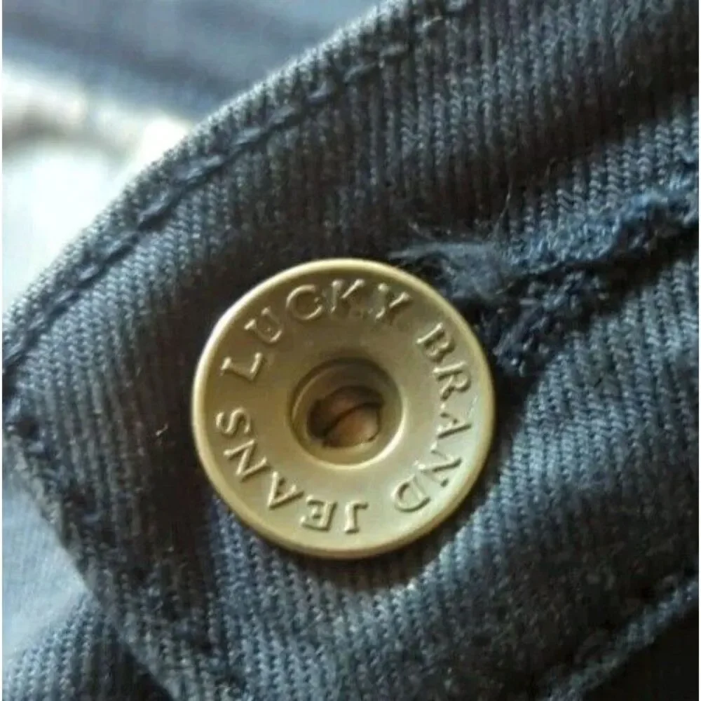 Lucky Brand Womens Jeans Size 8/29 (31X24) Blue Zoe Straight Crop Style